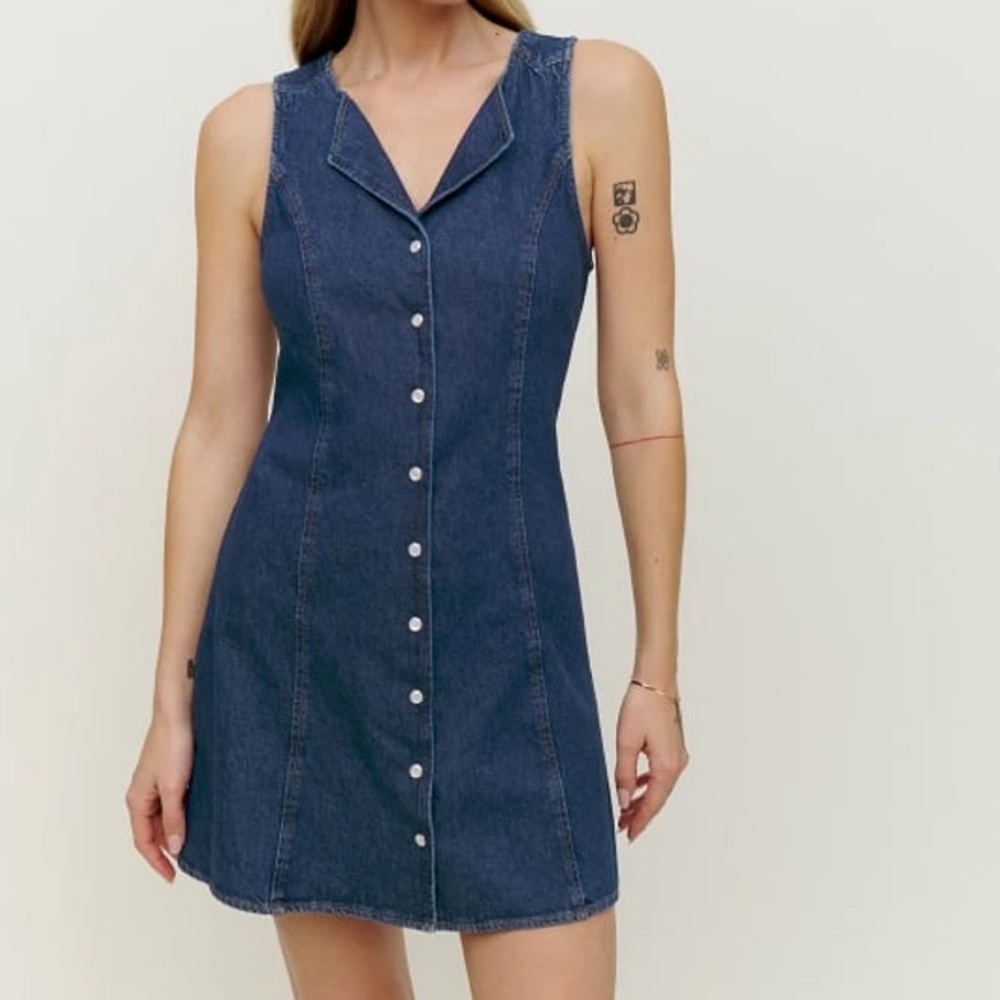 ISO Reformation Jaime Denim Dress
